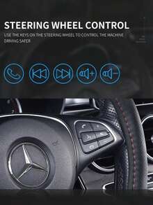 Estéreo Mirrorlink con pantalla táctil de 7 pulgadas HD Bluetooth, sistema de audio y video para auto, conectividad inteligente, sonido potente, compatible con smartphones, instalación fácil y moderna. - Negro - Ver 8