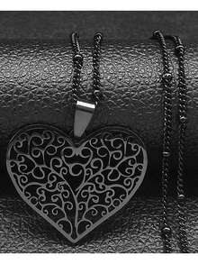 不锈钢生命之树项链，女士个性化项链，银链项链 - 生命之樹 - 查看 8