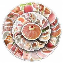 50张桃子图案贴纸，适用于笔记本电脑、水瓶、吉他、自行车、摩托车、保险杠、行李箱、滑板、涂鸦等，可爱贴纸，是送给儿童、青少年、男士和女士的最佳礼物，也是剪贴簿用品。 - 50pcs - 查看 1