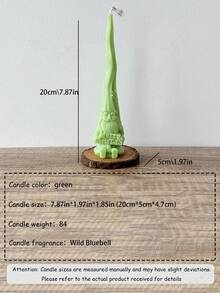 Long Santa Claus Pillar Aromatherapy Candles, Festive Atmosphere Decorative Ornament, Festive Gifts, Christmas Candles, Handmade Bean Wax Aromatherapy Candles, Can Burn For 10 Hours, Smoke Free Burning, Creative Decoration Aromatherapy Candles, Room Decoration, Table Decoration, Home Decoration, Festive Gifts