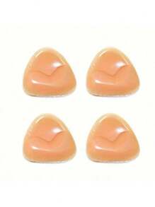 2/4pcs Invisible Silicone Bra Pads - Supportive Swimwear Inserts & Push-Up Enhancers, Soft, Washable, Reusable For Seamless Shaping, Perfect For Bikinis, Bridal Outfits, Pool/Beach Events, And Parties, Swimwear Accessories