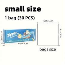 Reusable Plastic Sealed Bag For Food Storage - Suitable For Refrigerators, Versatile, Clip On Closure, Square Container Set (15/20/30 Pieces, Various Sizes) - Durable, Thick Double Lock Sealed Fresh-Keeping Bag - Used For Kitchen Organization And Food Preservation - Ideal Gift For Home Chefs And Families
