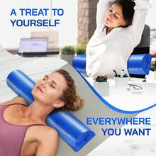 Yes4All PE Foam Roller - Ultra Lightweight Soft Density Muscle Roller 30/45/61/91 Cm Long For Back, Legs, Workouts, Gym, Pilates, Fitness, Yoga - Nửa Xanh - Xem 6