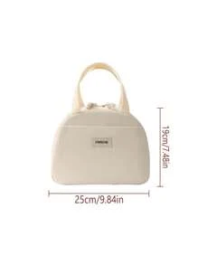 Customized Corduroy Lunch Bag, Custom Text And Name Large Capacity Insulated Lunch Bag, Soft Reusable Material, Portable Lunch Bags With Top Double Handles And Zipper, Multifunctional Insulated Lunch Box Bag,Lunch Box Bag For Men And Women, School Lunch Box, Picnic Bag For Bento Box, Ideal For School, Work, Camping, Office, Fall - Multicolor - View 10