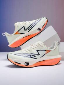 L.S.W.P Men's Sports Running Training Shoes, Walking Shoes, Men's Running Tennis Casual Shoes, Fashion Minimalist Versatile Sports Fitness Shoes, Men's Breathable Lightweight Comfortable Shoes - White - View 6