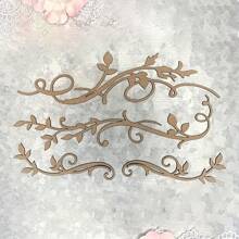 1pc Green Leaf Metal Cutting Die - Heavy Duty Scrapbooking And Card Making Die - Elegant Green Leaf Branch DIY Paper Craft, Scrapbooking Supplies, Intricate Leaf Design, Holiday Decoration - Silver - View 3