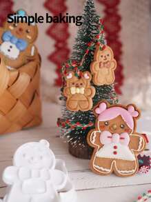 قالب تشكيل بشكل رجل زنجبيل، قالب تشكيل بسكويت لأم وطفل في عيد الميلاد، ختم بشكل رجل زنجبيل للبنات والأولاد لديكور عيد الميلاد، أداة تشكيل البسكويت والكيك، أداة صنع الحلويات، ديكورات عيد الميلاد، بيجامات عيد الميلاد، هدايا عيد الميلاد، ديكور عيد الميلاد
