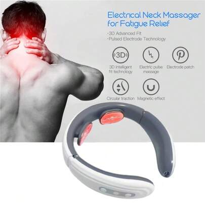 RAF 1个便携式肩部加热脉冲按摩器，穴位按摩器，颈部按摩器，情人节和圣诞节送给家人和朋友的绝佳礼物