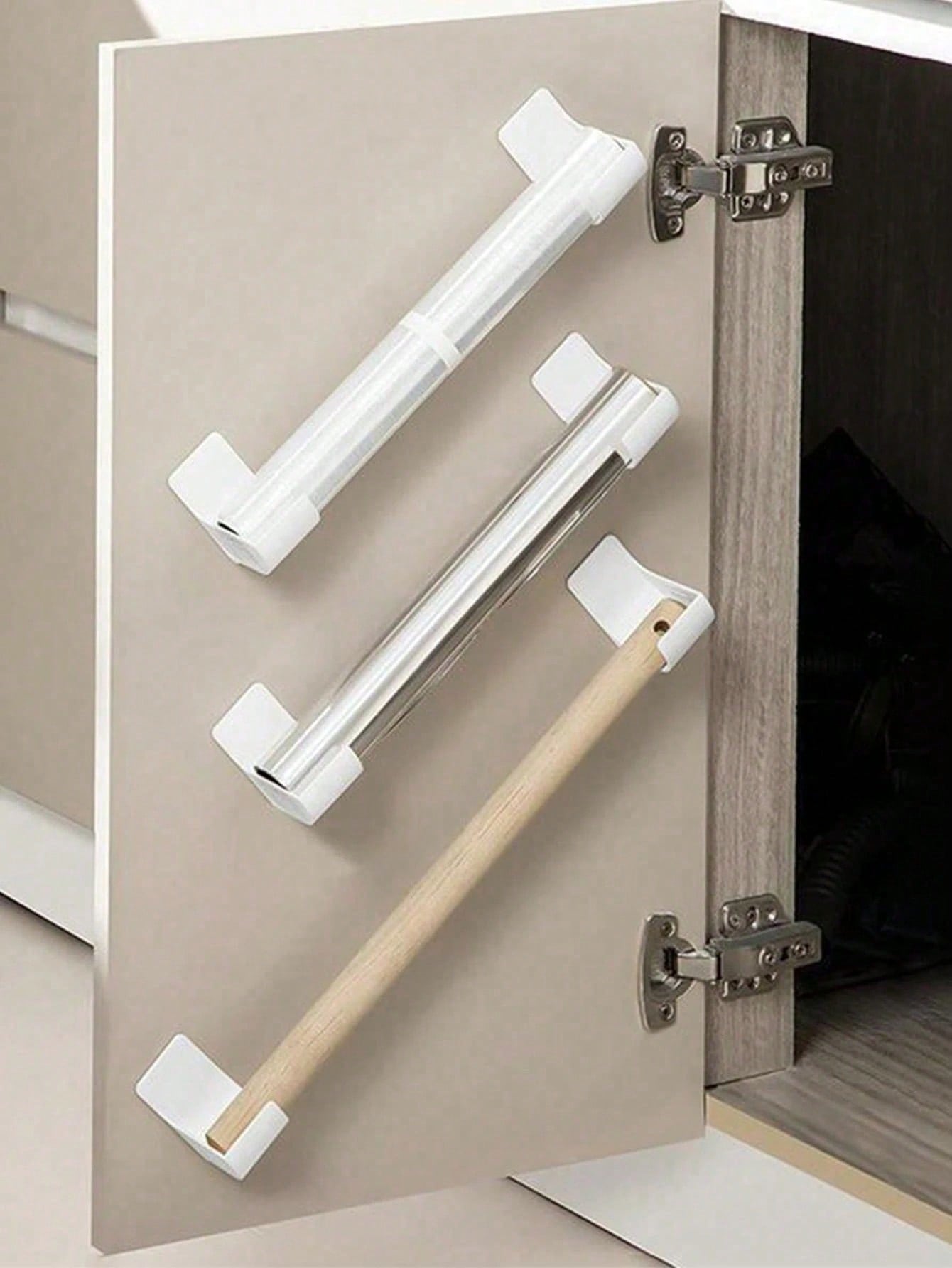 4 قطع حامل قابل للتعديل لأكياس القمامة، مناسب لتخز...