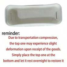 1/4/8/12 pièces Bacs de rangement empilables en plastique avec poignées - Design classique blanc, organisateurs polyvalents pour la maison, le bureau, la garde-robe - Contenants économes en espace Accessoires de salle de bain Rangement de salle de bain