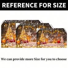 1 buc. Temă de Crăciun, agățat de perete cu textură din lemn, crengi de pin înzăpezit și bile aurii, fundal luminos, pânză de fundal pentru decorarea Crăciunului, sărbătoarea Anului Nou, dormitor, sufragerie, grădină și decorarea exteriorului, cadouri de sărbători, nuntă, ziua de naștere, aniversare, reuniune de familie, recuzită de studio, decorarea magazinului