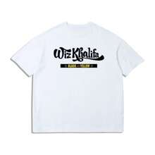 2025 Summer Wiz Khalifas Rap Hip-Hop Artist Printed Cotton Loose Men's And Women's T-Shirt High Quality Short SLEEs Ve Tee Cotton - trắng - Xem 1