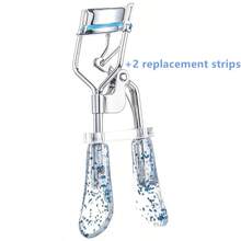 Shiny Eyelash Curler Curling Sunflower Natural Beauty Makeup Artifact Wide-Angle Portable Beginner Eyelash Curler Lash Supplies - Black - View 9