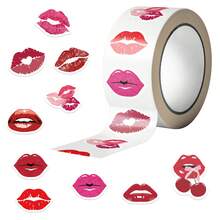 500pcs Lips Roll Stickers, 10 Styles Insect Stickers For Parties, Walls, Scrapbooks, Envelopes, Birthday And Greeting Cards
