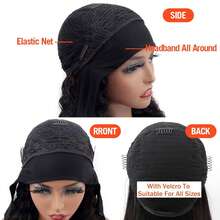 New Afro Curly Headband Wig Synthetic Braided Hair Texture With Unique Bouncy Curls In The End 22 Inch Soft Curly Headband Wigs For Women - Multicolor - View 10