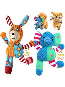 Hundespielzeug - Plüsch Quietschspielzeug für Welpen, vertreibt Langeweile für kleine Hunde, interaktives anregendes Welpenspielzeug zum Beschäftigen