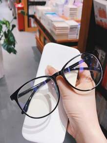 1/2 件女士眼镜防止视觉疲劳看电脑看电视玩游戏看手机透明镜片护眼时尚百搭眼镜眼镜配件