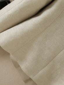 Damen Einknopf Lässig Blazer, Damen Langarm Relaxed Fit Büro Pendler Jacke, eleganter Loose Fit einfarbiger Kragen Blazer, vielseitige Arbeitskleidung für Frauen