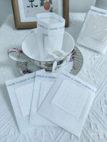 100 piezas de papel de filtro de café no tejido de alta calidad de 9 cm x 7,5 cm - Estilo minimalista, filtración eficiente, adecuado para la preparación de café