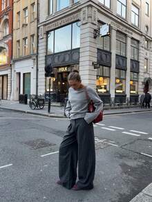 Suéter de mujer tipo pullover suave, jersey holgado de punto retro, top casual oversize