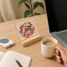 Plaque décorative et panneaux Léopard Renne Noël, Renne, Renne espion, Joyeux Noël, Famille de Noël, Noël - Décoration de bureau mignonne, Décoration de bureau, Décoration de maison, Décoration murale, Décoration de table, Décoration de chambre