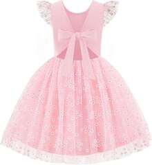 Toddler Tutu Dress Little Girls Summer Tulle Backless Party Birthday Cotton Dresses 2-6Y