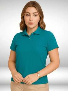 Women T-Shirts - 青碧色 - 查看 6