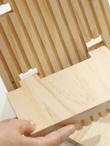 1件波西米亚风格木质壁挂架，拱形设计，多层拱形壁挂式悬浮架，简约家居装饰，适用于客厅和卧室，非常适合展示小型植物，与波西米亚室内设计和墙面艺术装饰完美契合。 - 彩色 - 查看 6