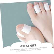 2 Rolls Of 8-Meter White Khaki Toe Protectors, Big Toe Finger Protectors, Suitable For Both Men And Women, Runners' Big Toe Protectors, Bandages, Toe Protectors, Pain-Relieving Toe Pads, Suitable For Daily Wear And Tear Prevention And Protection Of All Parts Of Hands And Feet