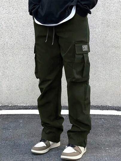 男士休闲工装裤，时尚户外工作服长裤，秋冬