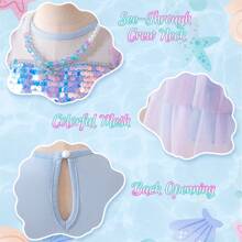 Summer Girls Dress Sequin Embellished Tulle Party Dress Ruffled Sleeve,Halloween Costumes