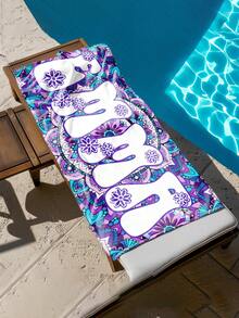 1 منشفة شاطئ مخصصة مطبوع عليها نص مصمم حسب الطلب، مخصصة باسمك. مثالية للاستخدام على الشاطئ، بجانب المسبح، وأثناء رحلات الشاطئ. هذه المنشفة الشاطئية متعددة الاستخدامات مثالية للأنشطة البحرية الخارجية، السفر، وتوفر الراحة أثناء الاستلقاء، التشمس، والاسترخاء. هدية فريدة للأم، الأب، الصديقة، الصديق. - متعدد الألوان - مشاهدة 11