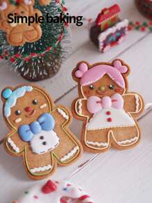 قالب تشكيل بشكل رجل زنجبيل، قالب تشكيل بسكويت لأم وطفل في عيد الميلاد، ختم بشكل رجل زنجبيل للبنات والأولاد لديكور عيد الميلاد، أداة تشكيل البسكويت والكيك، أداة صنع الحلويات، ديكورات عيد الميلاد، بيجامات عيد الميلاد، هدايا عيد الميلاد، ديكور عيد الميلاد