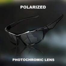 Men's Sports Glasses And Eyewear - Svarta och röda ben - Visa 7