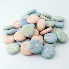 3个/套随机颜色圆形橡皮擦，创意个性马卡龙圆形橡皮擦，擦除干净无残留，干净柔软，易擦拭，新颖文具学习用品，送给学生的完美礼物，开学季