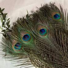 70pcs/50pcs Bulk Artificial Peacock Feathers, Suitable For Vases, Crafts, Weddings, Home Parties, Christmas Decorations, Etc. - Multicolor - View 1