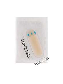 10 件硅胶眉毛练习贴 - 半永久化妆模拟皮肤，自然眉毛训练贴，初学者眉毛设计转换模板 - 彩色 - 查看 4