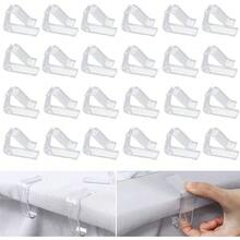 8 piezas de Clips transparentes antideslizantes para manteles, Fijadores de manteles de cocina, Clips de plástico para manteles para el hogar, bodas, cenas, herramienta esencial para la cocina y el comedor