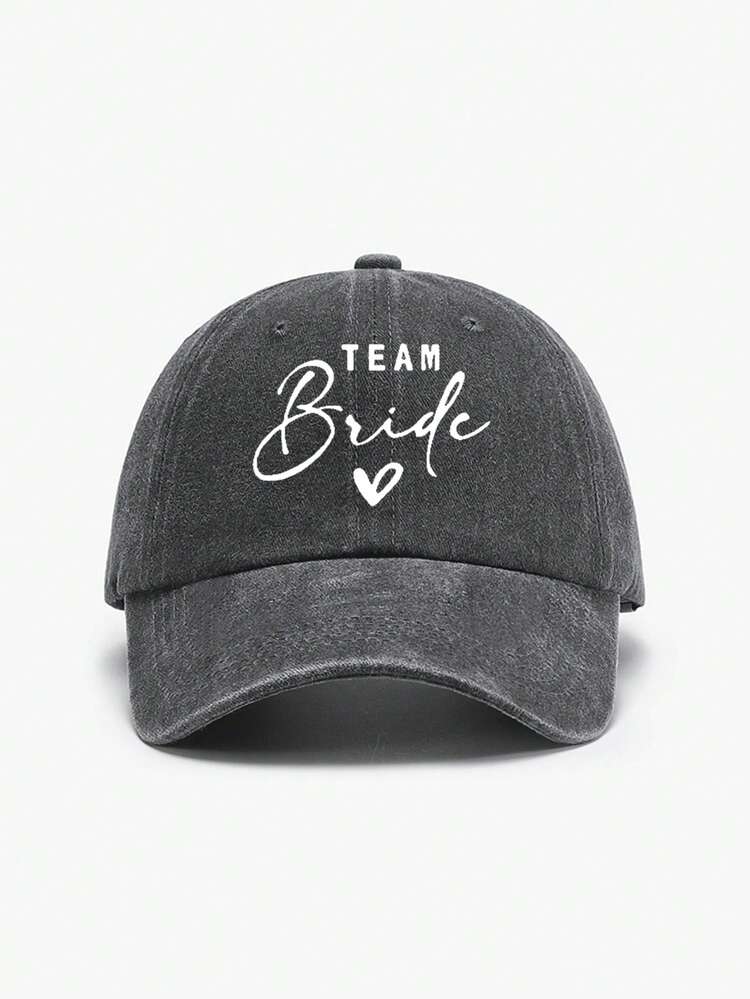 1 pieza Gorra de béisbol ajustable unisex con estampado "TEAM Bsilc", lavable, adecuada para uso diario, viajes al aire como regalo - Multicolor - Ver 3
