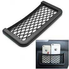 4PCS Universal Car Seat Back Storage Elastic Mesh Net Bag Luggage Holder Pocket UK