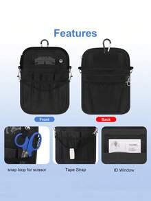 Túi đeo hông y tá, túi đựng dụng cụ y tế nhiều ngăn, túi đựng đồ dùng điều dưỡng cho ống nghe, kéo băng, các vật tư y tế khác, túi chăm sóc y tế cho thú cưng, đai đeo hông đa năng có dây đeo điều chỉnh được, túi đựng đồ dùng y tế, túi đựng thuốc, hộp đựng thuốc, hộp thuốc, túi bệnh viện, bộ sơ cứu, túi đựng thuốc, túi đựng thuốc di động, đồ dùng du lịch, đồ dùng trên tàu biển, đồ dùng cho kỳ nghỉ. - Nhiều màu - Xem 2