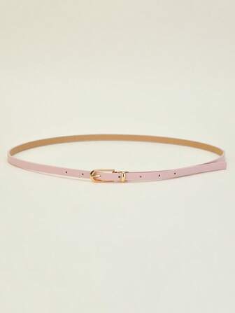 Black Skinny Belt, Fashion Accessory Waist Chain For Women, Versatile & Korean Style Fall, Autumn, Halloween