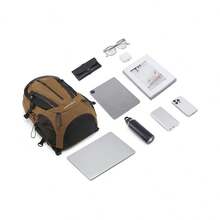 LI-NING CF Travel Large-Capacity Backpack ABDV333 - Palm Gold - View 6