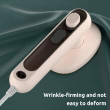 OBOVAY Ferro da stiro portatile a vapore per indumenti, elettrico domestico per uso umido e asciutto, piccolo e professionale, adatto per il viaggio