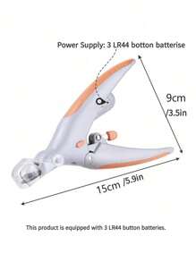 Pet Nail Clipper With Led Light - Professional Grooming Tool For Cats And Dogs