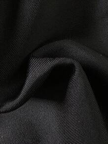 2pcs/Set Women Leopard Print Spaghetti Strap Tie Sexy Bikini Set, Suitable For Beach Vacation And Halloween Wear, Summer 2025 - Black and Red Brocade - View 7