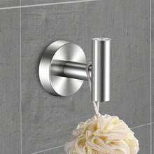 sunzone Juego de Accesorios de Baño,5 Piezas de Toallero, Toallero en Barra de 40CM, Toallero de Anillo, Albornoz Gancho de Toalla, Portarrollos de Papel Higiénico, 304 Acero Inoxidable, Plata - Plateado - Ver 10