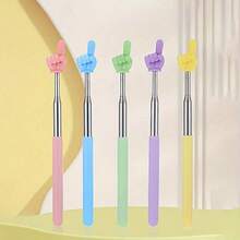 1pc Retractable Pointer For Classroom Telescopic Teachers Pointer Extendable Hand Pointer Finger Pointer Stick Mini Retractable Classroom Pointer For School Kindergarten, White/Blue/Pink