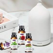 Rose Essential Oil, 1.06 Oz Single-Note Essential Oil - Suitable For Home Aromatherapy Machines, Diffusers, Candle DIY, Suitable For Offices, Bedrooms, Fresh Air, Recommended As A Holiday Gift