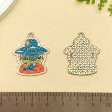 Mix 10pcs Outdoor Adventure Charms Pendants - Zinc Alloy Camping Themed DIY Jewelry Accessories With Detailed Mountain, Tent, And Nature Decorations For Handmade Bracelets, Necklaces, And Earrings, Perfect For Summer Festivals And Travel Enthusiasts